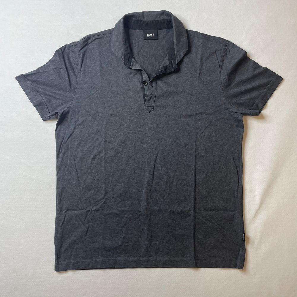 BOSS Men's Dark Gray Polo Shirt